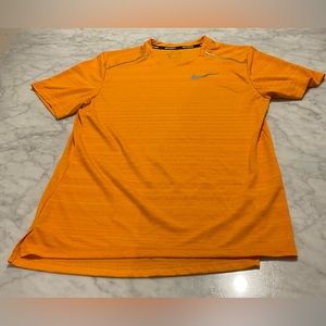 Nike Dri-fit shirt orange size small running